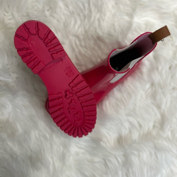 NEW Marc Cain Pink Rain Boots 80+% OFF! - Picture 3 of 3